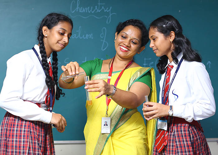 Students at Silas International School